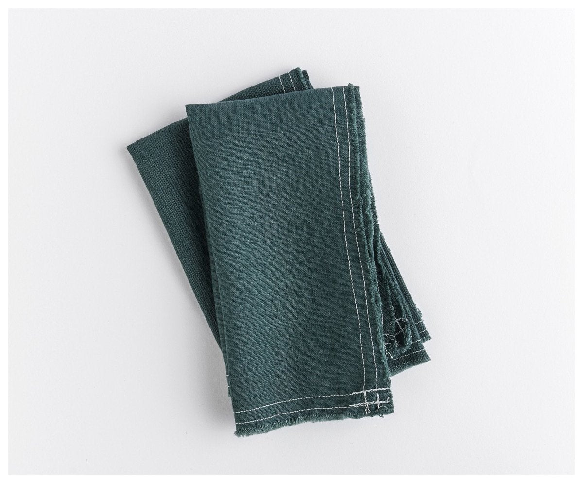 Napkins set of 4 in Topaz Linen · Whimsy & Row ~ Sustainable Clothing &  Lifestyle Brand
