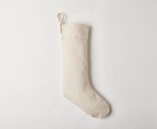 Cotton Stocking- Personalized or Plain - celina mancurti - Christmas stocking - Customized Word - -Christmas in neutrals