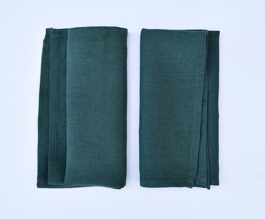 Eucalyptus Linen Napkins -Set of 2