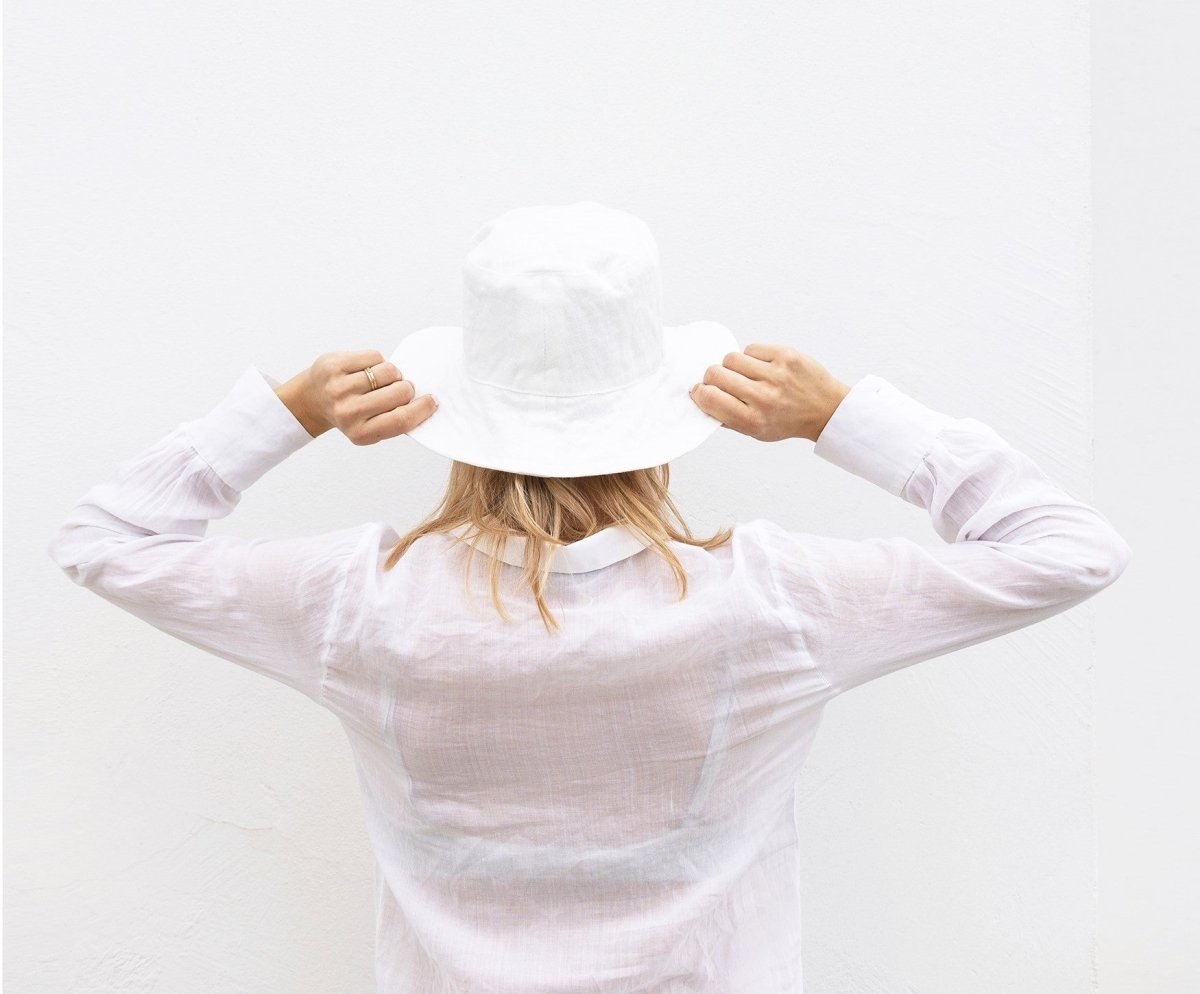 Linen cheap sun hat