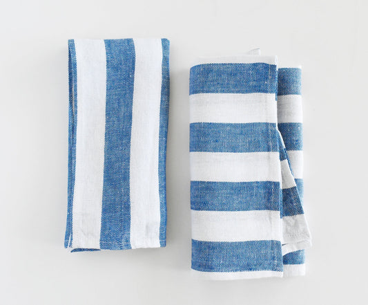 Santorini Linen Napkins - Set of 2