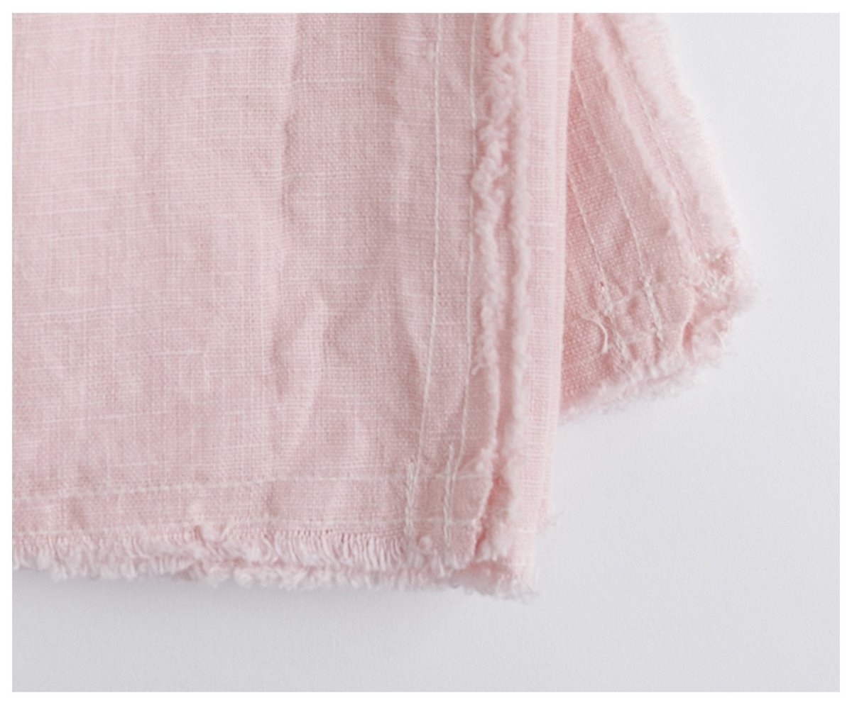 Wild Linen Napkins- Light Pink - celina mancurti - napkins - -set of 2